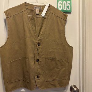 Duluth Trading Khakis Vest - 3 buttons - #605